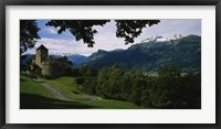 Framed High angle view of a castle, Vaduz, Liechtenstein