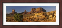 Framed Rock Formations, Monument Valley, Arizona, USA (day, horizontal)