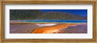 Framed Grand Prismatic Spring, Yellowstone National Park, Wyoming, USA