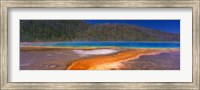 Framed Grand Prismatic Spring, Yellowstone National Park, Wyoming, USA
