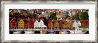 Framed Harbor in Bergen, Norway