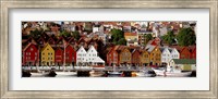 Framed Harbor in Bergen, Norway