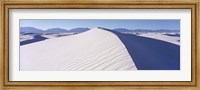 Framed Hills in the White Sands Desert, New Mexico