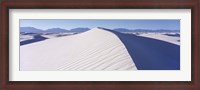 Framed Hills in the White Sands Desert, New Mexico