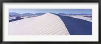 Framed Hills in the White Sands Desert, New Mexico