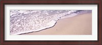 Framed High angle view of surf on the beach, The Baths, Virgin Gorda, British Virgin Islands