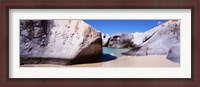 Framed Rocks On The Beach, Virgin Gorda, British Virgin Islands,