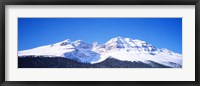 Framed Snow Covered Mountain, Banff National Park Alberta Canada