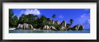 Framed La Digue, Island, The Seychelles, Africa