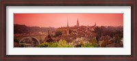 Framed Dusk Bern Switzerland