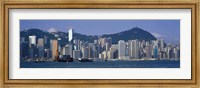 Framed Waterfront View of Hong Kong China