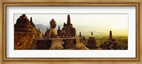 Framed Indonesia, Java, Borobudur Temple