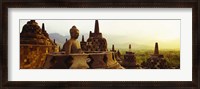 Framed Indonesia, Java, Borobudur Temple