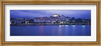 Framed Buildings at the waterfront, Mondego River, Coimbra, Beira Litoral, Beira, Portugal