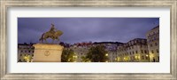 Framed Low angle view of a statue, Castelo De Sao Jorge, Lisbon, Portugal