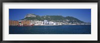 Framed Buildings at the waterfront, Rock of Gibraltar, Gibraltar