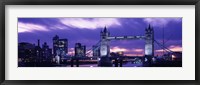 Framed Tower Bridge, Landmark, London, England, United Kingdom