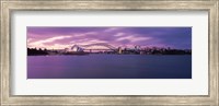 Framed Sydney Opera House, Sydney Harbor Bridge, Sydney, Australia
