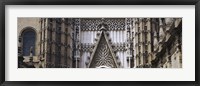 Framed Close-up of a cathedral, Seville Cathedral, Seville, Spain