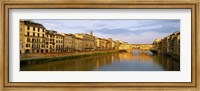 Framed Ponte Vecchio, Arno River, Florence, Tuscany, Italy