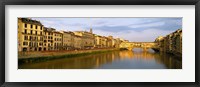 Framed Ponte Vecchio, Arno River, Florence, Tuscany, Italy