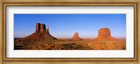 Framed Monument Valley Tribal Park, Navajo Reservation, Arizona, USA