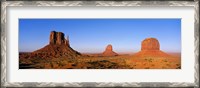 Framed Monument Valley Tribal Park, Navajo Reservation, Arizona, USA