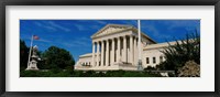 Framed US Supreme Court Building, Washington DC, District Of Columbia, USA