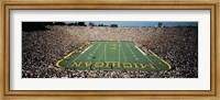 Framed University Of Michigan Stadium, Ann Arbor, Michigan, USA