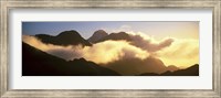 Framed Mount Pembroke Fiordland National Park New Zealand