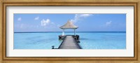 Framed Beach & Pier The Maldives