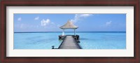 Framed Beach & Pier The Maldives