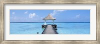 Framed Beach & Pier The Maldives