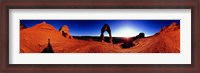 Framed Sunrise over Delicate Arch, Arches National Park, Utah