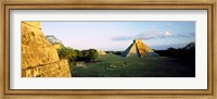 Framed Pyramids at an archaeological site, Chichen Itza, Yucatan, Mexico