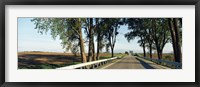 Framed Road passing through a landscape, Illinois Route 64, Carroll County, Illinois, USA