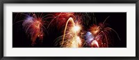 Framed Fireworks Display, Banff, Alberta, Canada