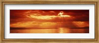 Framed Sunset, Lake Geneva, Switzerland