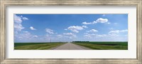 Framed Prairie Highway, De Smet, South Dakota, USA