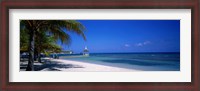 Framed Beach At Half Moon Hotel, Montego Bay, Jamaica