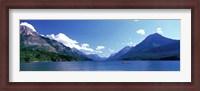 Framed Canoeing Waterton Lake Waterton Glacier National Peace Park Alberta Canada