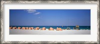 Framed Beach Scene, Miami, Florida, USA