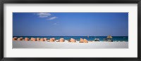 Framed Beach Scene, Miami, Florida, USA