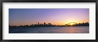 Framed Sunset Over the Bridge, Sydney, Australia