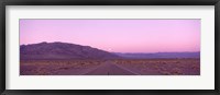 Framed Purple Sky at Death Valley National Park, California