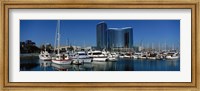 Framed Embarcadero Marina Hotel, San Diego, California, USA