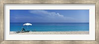 Framed Beach Scene, Nassau, Bahamas