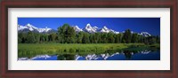 Framed Teton Range Grand Teton National Park WY USA