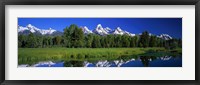 Framed Teton Range Grand Teton National Park WY USA