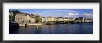 Framed Switzerland, Zurich, Limmat River